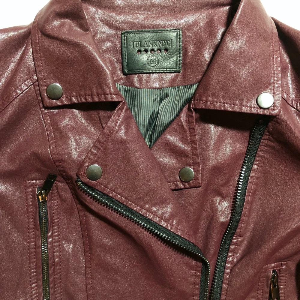 ❌SOLD❌ Blank NYC Faux Leather Jacket - Picture 2 of 4